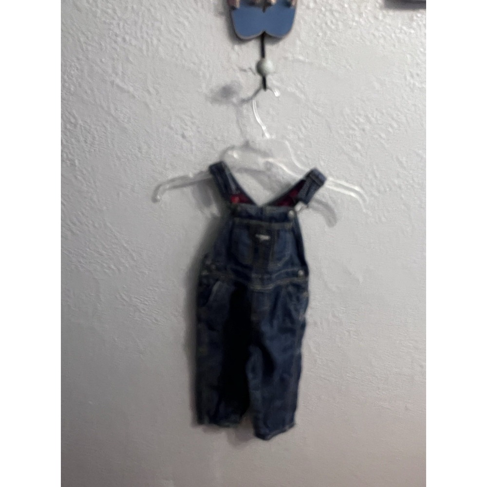 Baby B'gosh Boys Denim Bib Overalls‎ Blue 24 Months Adjustable Strap